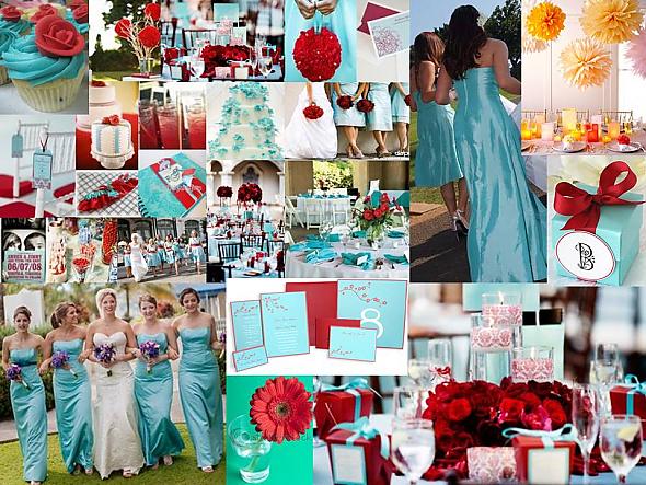 Tiffany blue and red Inspiration board posted by Prewitt 1 year ago