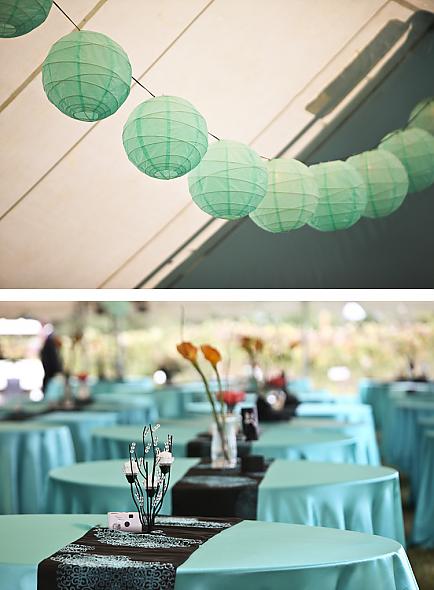 Turquoise Black Reception Under the Tent posted by erodom 1 year ago