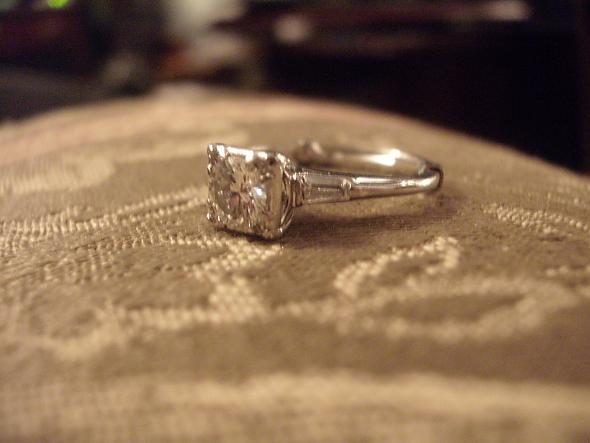My Vintage Engagement Ring Its from the 1930s I found it and immediately 