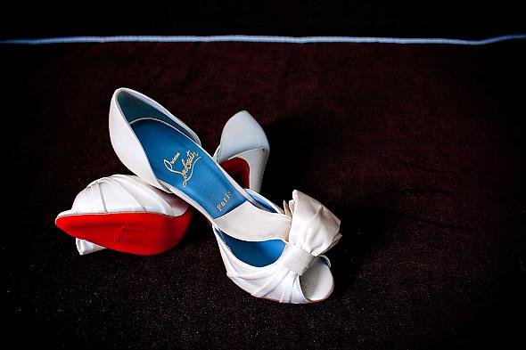 My Wedding Shoes Ivory Bow T Dorcet Christian Louboutins