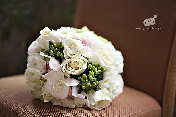 Green and White Bouquet