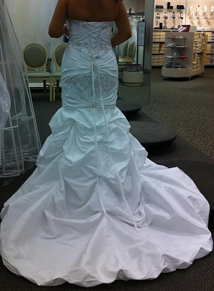 My dress!  Second pic!