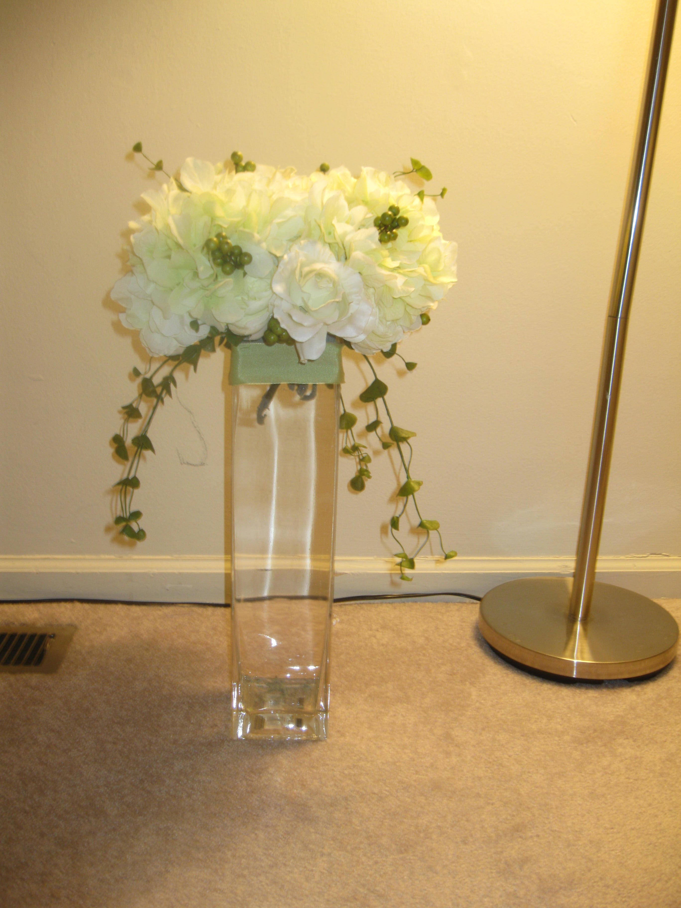 Hydrangea Tall Centerpieces