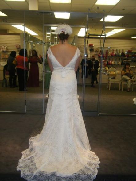 The back of Miss d'Orsay's dress