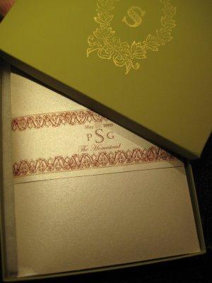 Miss Perfume's Boxed Invitation