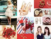 Candace C.'s red-and-blue "A Home Style Wedding" inspiration board