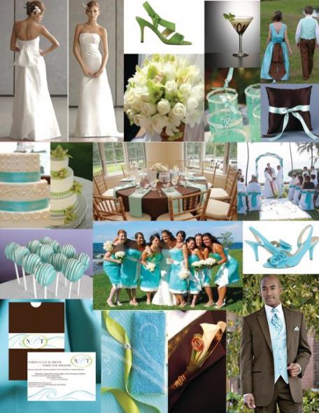 Narda A's light blue inspiration board Inspired by Narda's wedding color