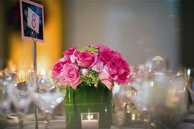 Flower Centerpieces  Wedding Reception on Vintage Pink Wedding Flower Centerpieces   A Wedding Zone