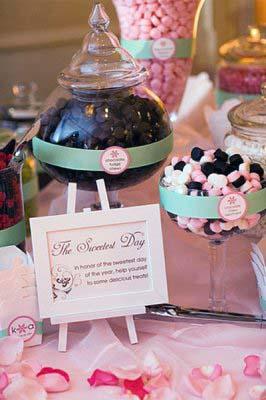 Mrs. Eggplant's candy buffet