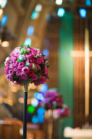 Mrs. Eggplant's Ceremony Flowers