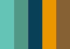 Autumn color palette