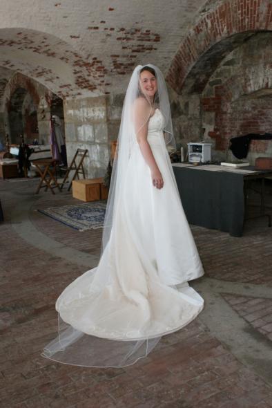 Mrs Corn's Dress and Cathedral Lengt