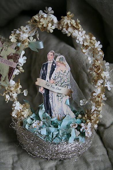 Our cake topper