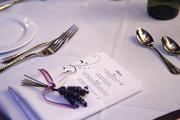 Lavender Bunches (Place Setting)