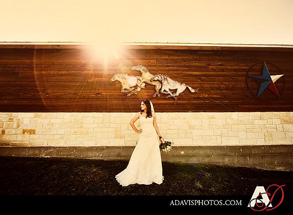Bridal portrait in the country