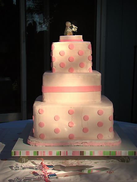Polka Dot Cake - That Almost Wasn't