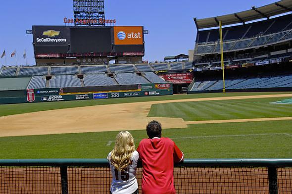 Angels dugout