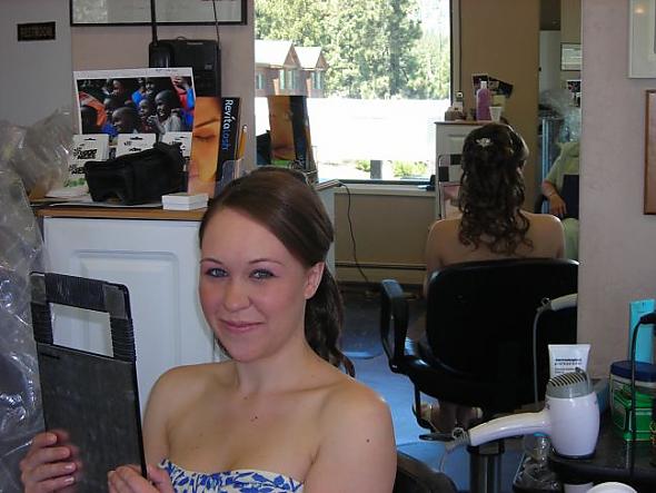 Mrs. Spring's Half-Up Do
