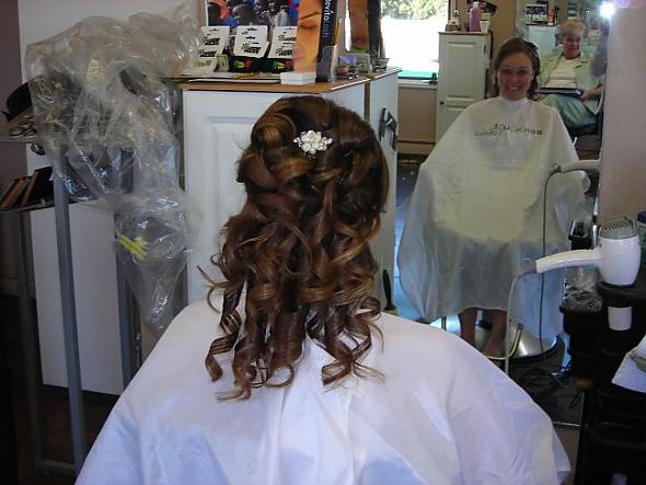 Mrs. Spring's Hair From the Back