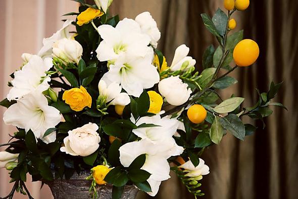 Altar Arrangement - Lemony Happiness