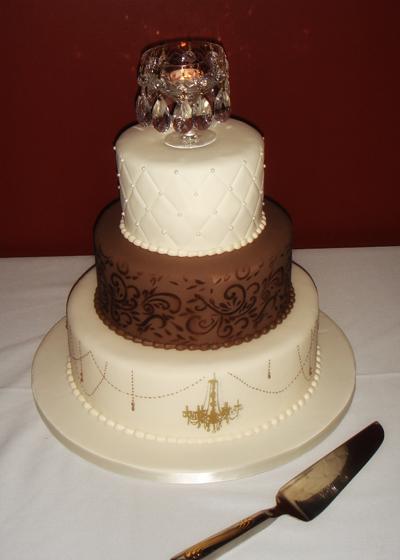 Custom cake design by MrsFlamingo Custom cake topper by MrsFlamingo