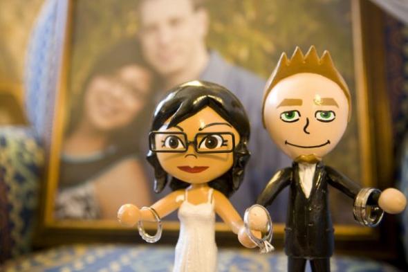 Our Wii Mii Cake Topper