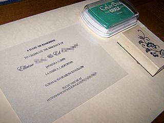 Mrs. Gardenia's DIY Save the Date