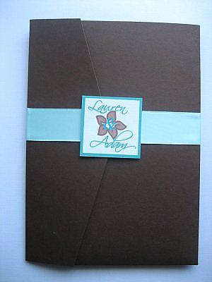 Mrs. Hibiscus' DIY Pocketfold Invitation