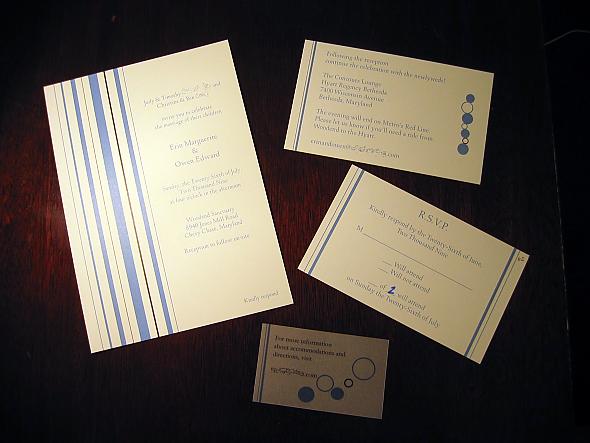 Stripey Invite Suite
