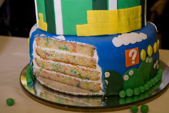 Mr. Toucan's Mario Cake