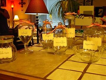 Candy buffet jars