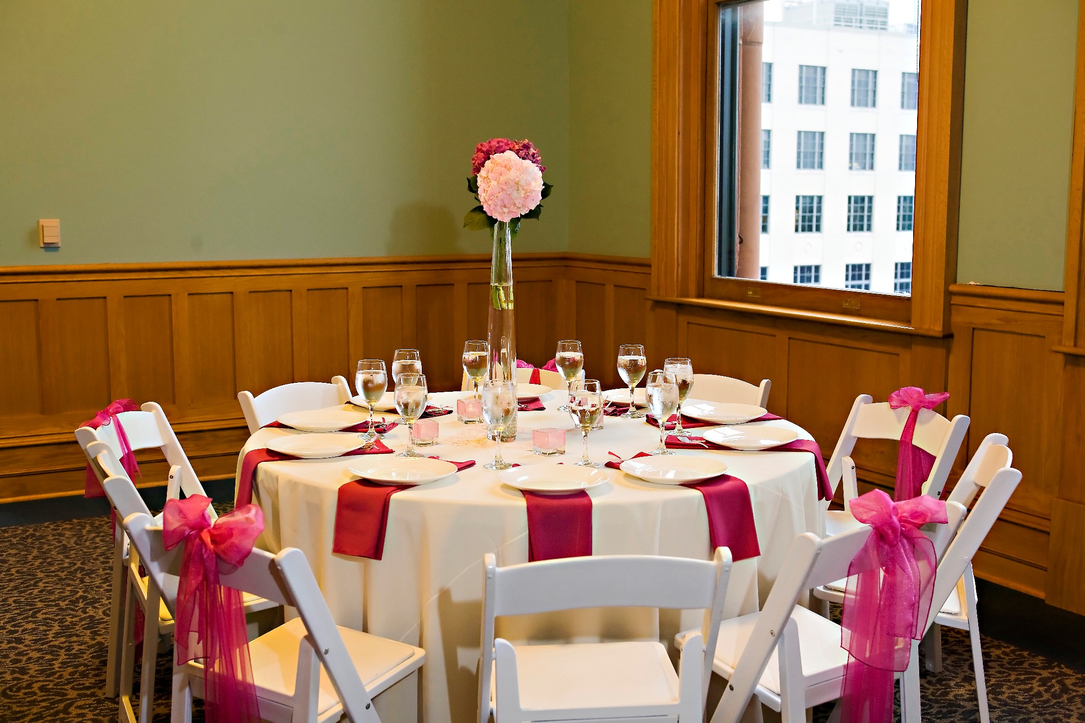 Pink table setting | Weddingbee Photo Gallery