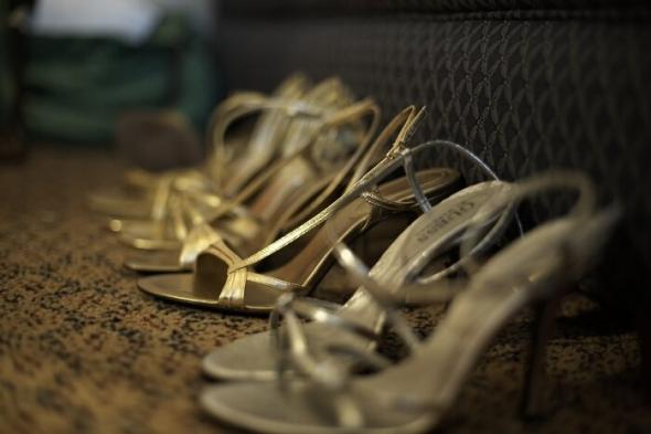 Gold Nine West Accolia Shoes