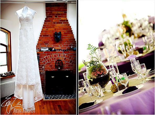 The dress and the tables