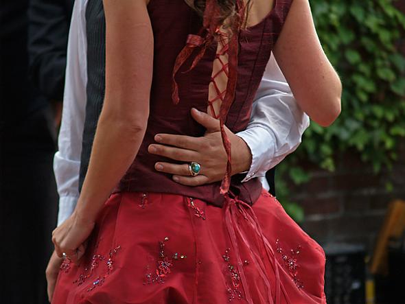 The Bride Wore Red