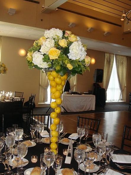 Tags tall centerpieces