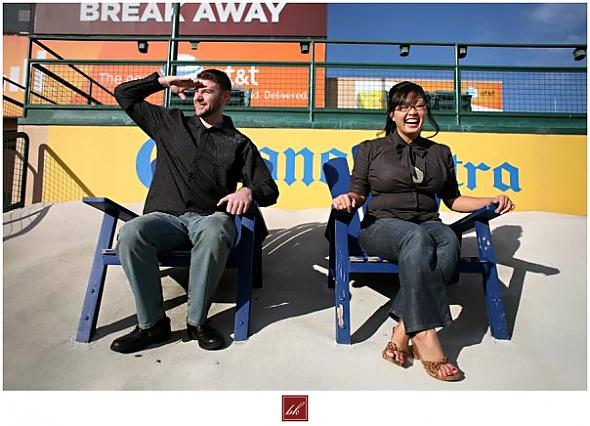 Corona chairs at Angels Stadium
