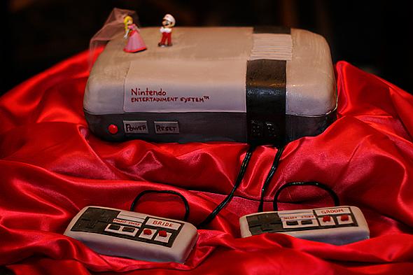 nintendo groom's cake