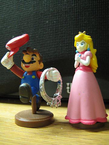 Mario captures the Princess's heart