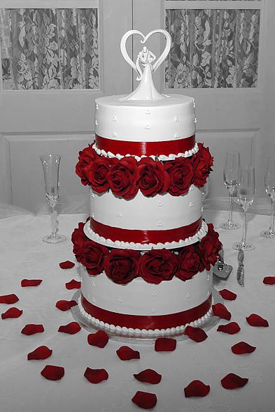 cake and cake topper