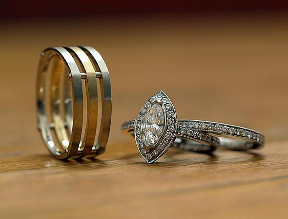 The Mary Janes' Wedding Rings (and E-Ring)