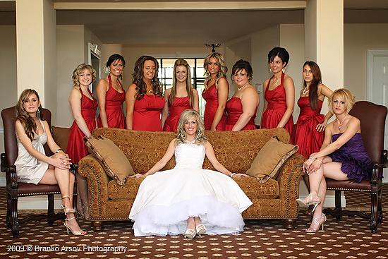 Me and my beautiful bridesmaids!!