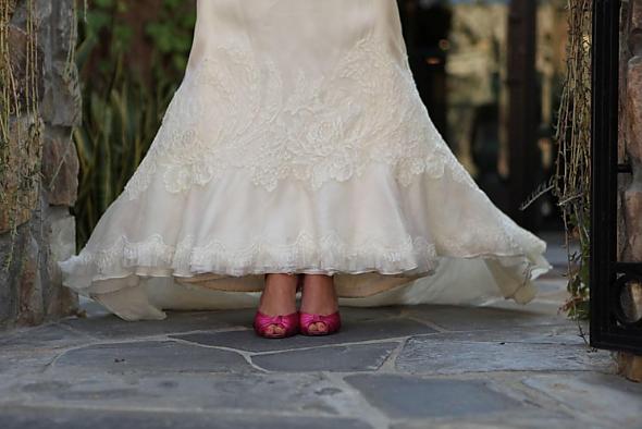 Hiked up dress