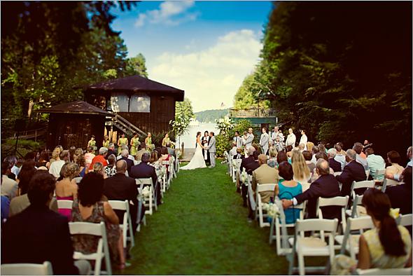 lakeside ceremony