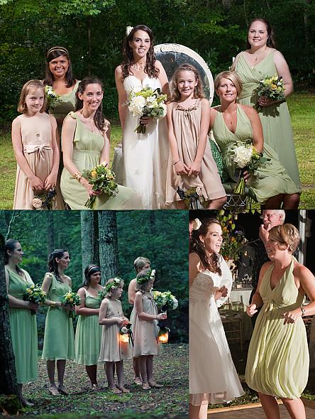 Green Tea Bridesmaids Dresses