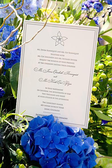Our Letterpress Invites!