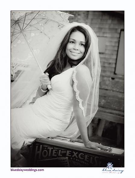 Vintage After Wedding Portrait