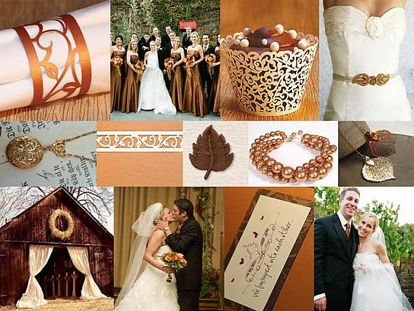 Crazy for Copper A Elegant Fall Wedding posted by The Perfect Palette 2 
