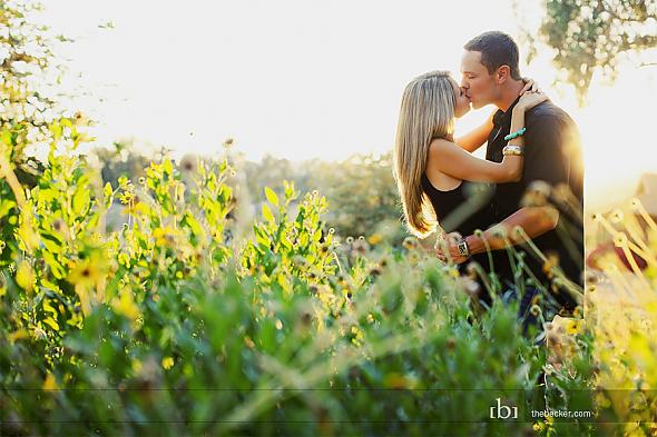 Dressed up in a field!