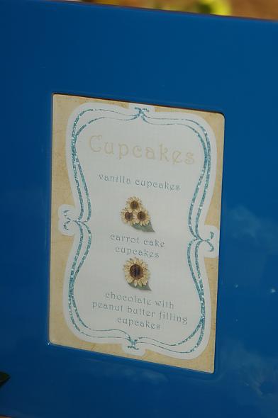 Cupcake Sign